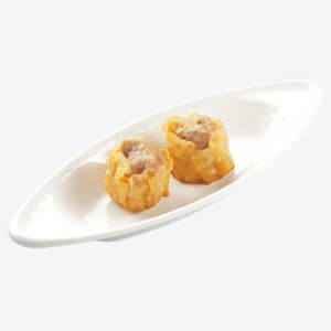 A plate of siomai pieces