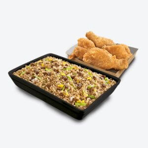 Chicken-Beef Chao Fan Platter Bundle