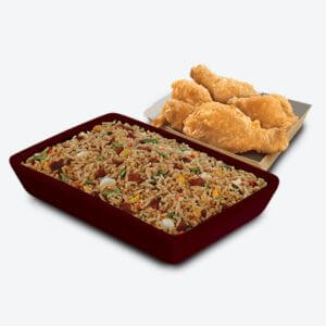 Plates full of Chicken-Spicy Chao Fan Family Bundle 