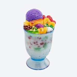 A glass of Chowking SuperSangkap Halo-Halo with Ice Cream