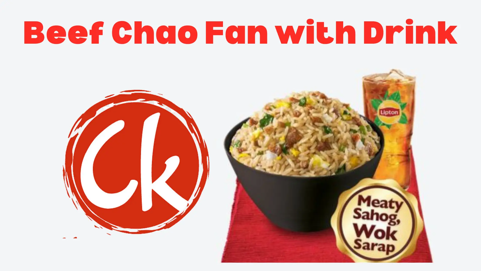 Chowking Beef Chao Fan with Drink Price (Updated 2024)