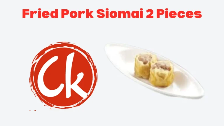 Chowking Fried Pork Siomai 2 Pieces Price Philippines 2024