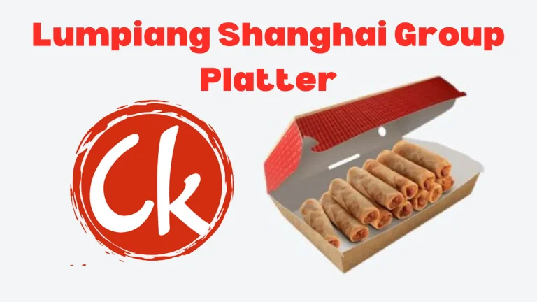 Chowking Lumpiang Shanghai Group Platter Price Philippines 2024