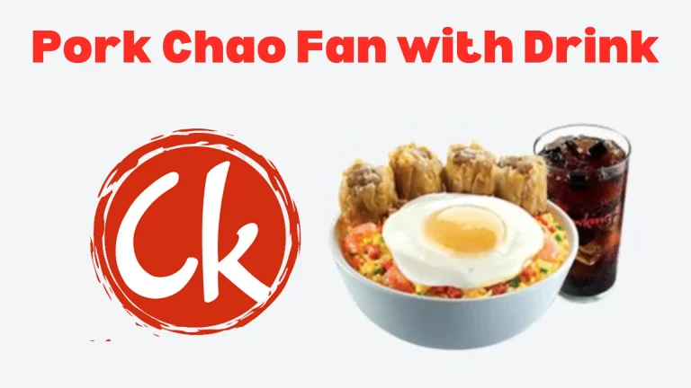 Chowking Pork Chao Fan with Drink