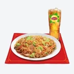 Pancit Canton With Drink