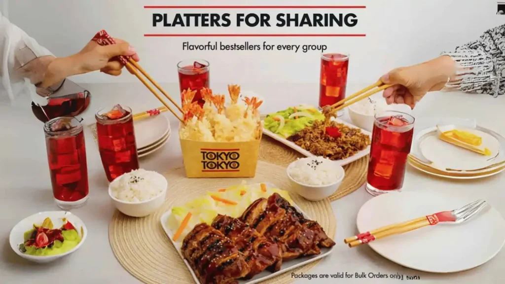Group Meals & Platters Tokyo Tokyo Menu Price