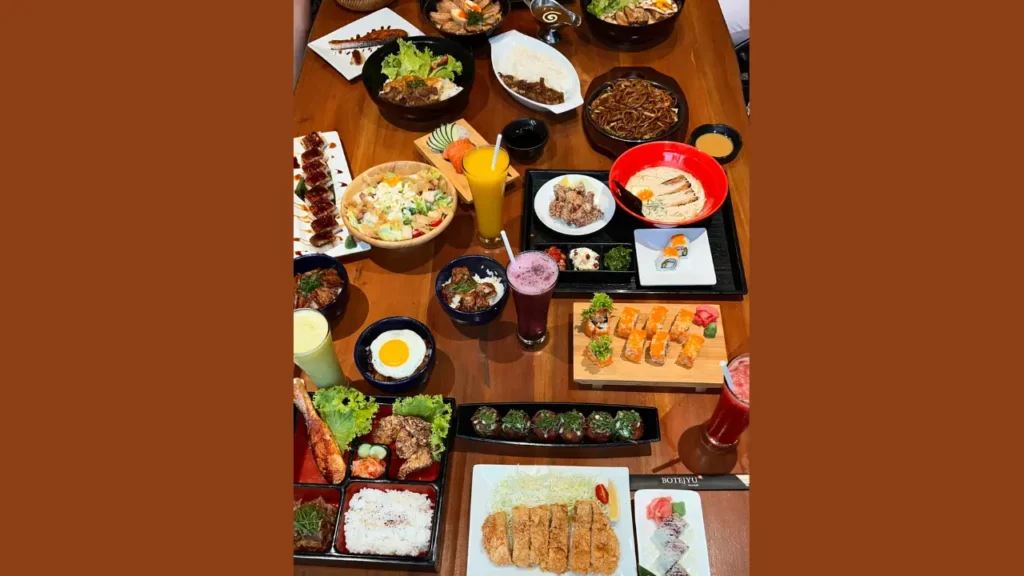 Rice Meals and Donburi Choices botejyu menu with price