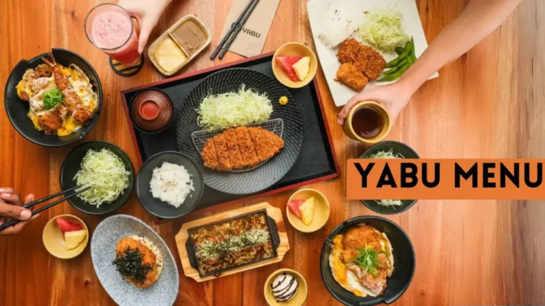 Yabu price menu