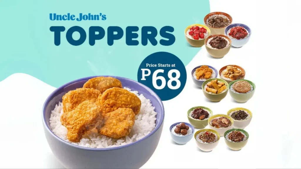 Rice Meals Uncle John's menu